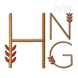 Native American Arrows Machine Embroidery Font Letters