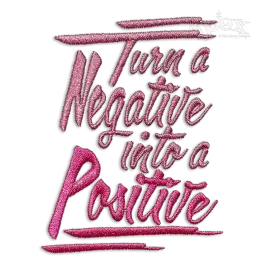 Negative Positive Machine Embroidery Design by Apex