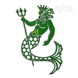 Neptune Ocean God Machine Embroidery Design by Apex