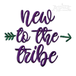 New to the Tribe Machine Embroidery Design