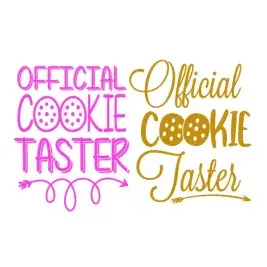 Official Cookie Taster SVG Cuttable Design