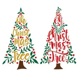 Oh Christmas Tree SVG Cuttable Design