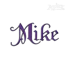 Old English Machine Embroidery Font by Apex Designs
