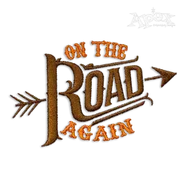 On The Road Again Machine Embroidery Design by Apex