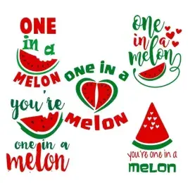 One in a Melon SVG Cuttable Designs