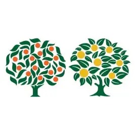 Orange Tree SVG Cuttable Design