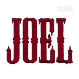 Outlaw Western Embroidery Font Joel