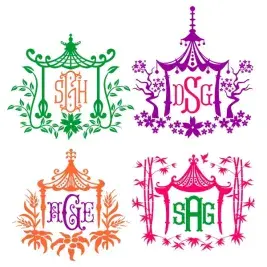 Pagoda SVG Cuttable Frames