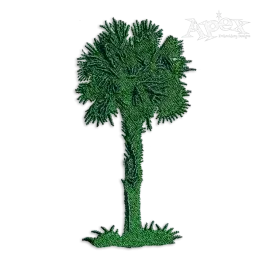 Palmetto Palm Tree Machine Embroidery Design by Apex