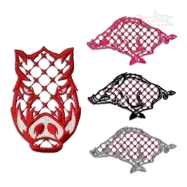 Pattern Warthog Wild Pig Boar Machine Embroidery Designs by Apex All