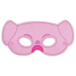 Pig Mask Embroidery Design
