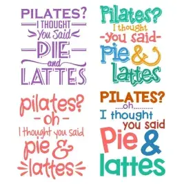 Pilates SVG Cuttable Designs
