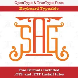 Pillar Monogram TrueType Font