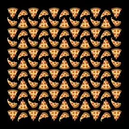 Pizza Pie Seamless Pattern