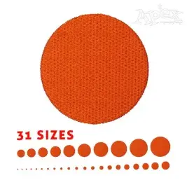 Polka Dot Embroidery Design