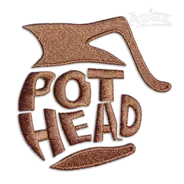 Coffee Pot head Machine Embroidery Designs by Apex