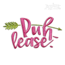Puh Lease Arrow Please Machine Embroidery Designs