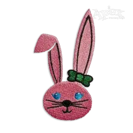 Bunny Rabbit Bow Machine Machine Embroidery Design