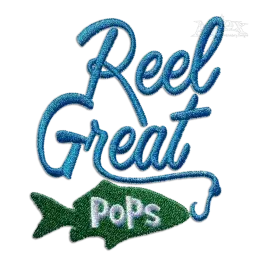 Reel Great Pops Machine Embroidery Design - Apex Digitizing