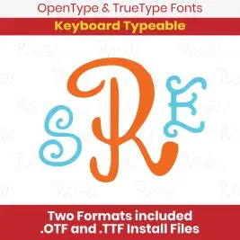 Regal Monogram TrueType Font