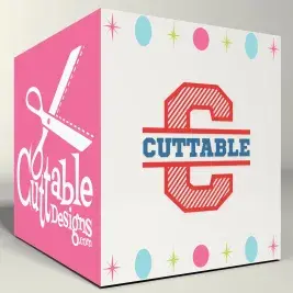Rib Split Svg Cuttable Fonts