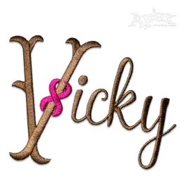 Ribbon Large Machine Embroidery Fonts