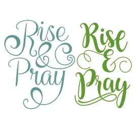 Rise and Pray SVG Cuttable Design