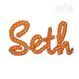 Rope Machine Machine Embroidery Font Apex Designs
