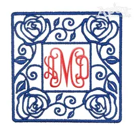 Roses Square Embroidery Frame