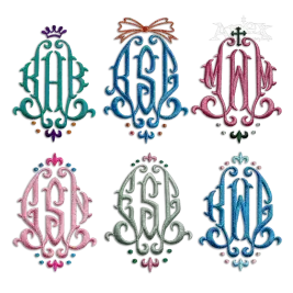 Royal Fleur Bow Tie Machine Embroidery Design by Apex Designs Digitizing