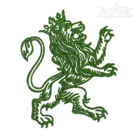 Royal Lion Embroidery Design
