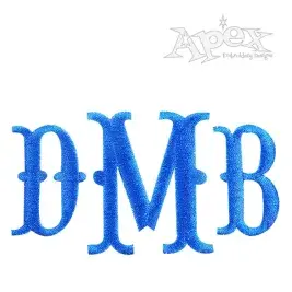 Saloon Embroidery Font