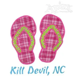 Sandals Beach Applique Embroidery Designs