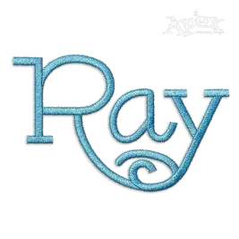 Savannah Machine Embroidery Font by Apex