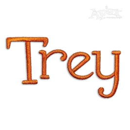 School Kids 5th Grade Machine Embroidery Font - Apex