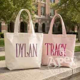 Back to School Machine Embroidery School Bag