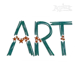 Scribble Stars Machine Embroidery Font by Apex