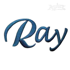 Script Style Machine Embroidery Font by Apex Designs Letter