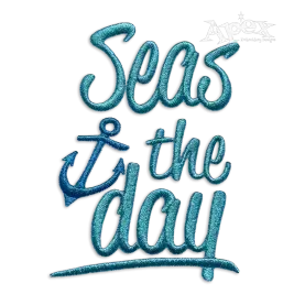 Seas The Day Machine Embroidery Design by Apex