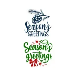Season's Greetings Cuttable Design