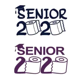 Senior 2020 Toilet Paper SVG Cuttable Design