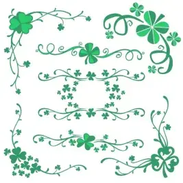 Shamrock Boarders Svg Cuttable Designs