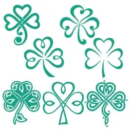 Shamrock Luck of the Irish Svg Cuttable Designs
