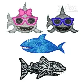 Shark Machine Embroidery Design