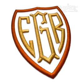Shield 3D Puff Monogram Font Digitized by Apex Embroidery Designs
