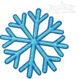 Snow Flake Embroidery Design Set