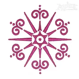 Snowflake Embroidery Design