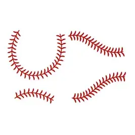 Softball Stitches Cuttable Design