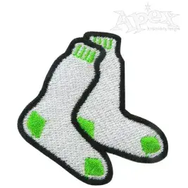 Sox Socks Irish Embroidery Design