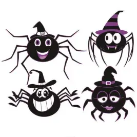 Spider Witch Hat Cuttable Design